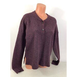 Roots Sweater Henley Womens Large